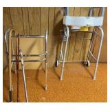Walkers, Canes & potty Seat