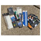 Project materials Zip Ties, Sandpaper