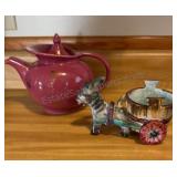 Hull Tea Pot & Donkey Planter