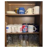 Cabinet of Glasses & Coffee Mugs