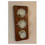 Vintage Sunbeam Weather Station plastic gauges
