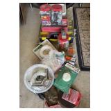 Assortment of Hardware & Organizer Bin