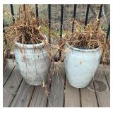 Pair of 15 inch Terracotta Planters