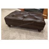 30x40 Faux Leather Ottoman