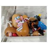 Small Tote of Potato Head Toys/Accessories