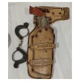 Vintage Hurley Cap/Toy Gun w/Holder