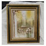 Large Framed Oil Painting 28x24