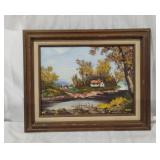 Framed Signed Painting 18x22