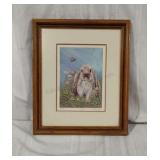 Framed, Numbered, Signed Art 19x15