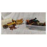 Vintage Processed Plastic Co Oregon Trails Wagon