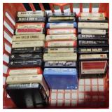 Crate of 8 Tracks- Led Zeppelin, Van Halen