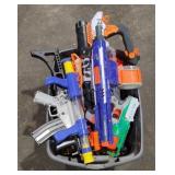 Tote of Nerf/Assorted Toy Guns