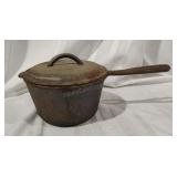 Cast Iron Lidded Sauce Pan