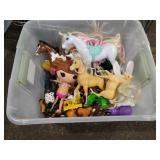 Tote of Assorted Toys