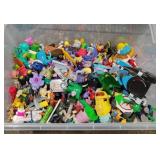 Tote of Assorted Toy Figures