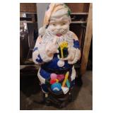Large Vintage Santa Blo Mold-paint peeling 4ft