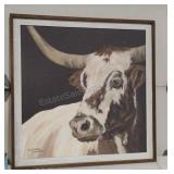 Large Framed Painting 40x40