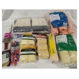 Assorted Paint Brushes, Rollers