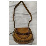 Vintage Leather Embossed Purse 7x8