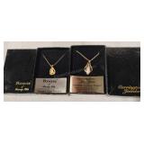 Ronte of Beverly Hills Opal Pendant 18" &