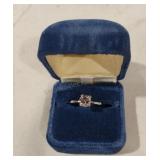 Sterling and Gemstone Avon Ring