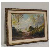 Framed Signed Painting 28x36