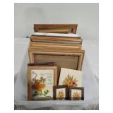 Tote of Assorted Picture Frames & More-mostly 8x10
