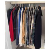 Group of Mens Sweat Shirts & Flannels
