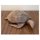 7 inch Wood carved Sea Turtle