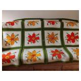 Hand Made Crocheted Blanket 6ftx4ft
