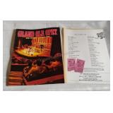 Grand Ole Opry History Book w/Ticket Stubs & Play
