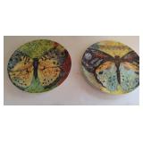 Studio Shop Susan Winget Butterfly  Plates- 2