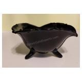 Vintage Black Amethyst Glass Piece