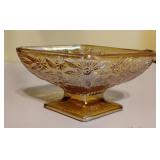 Vintage Marigold Carnival Glass Piece