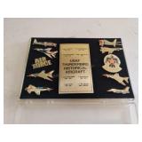 USAF Thunderbird Historical Aircraft Pin Set