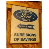 Ford Parts Metal  Sign 15x12