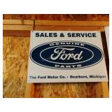 Ford Parts Metal Sign 13x18