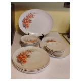 Mar Crest Melmac Dinnerware - 2 Platters, 5 Used