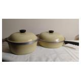 Club Cast Aluminum Stock Pot and Large Frying Pan