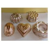 Copper Tone Decorative Molds