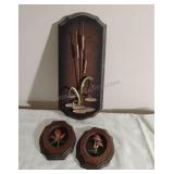 Vintage Wall Decor Set8x6 18x8