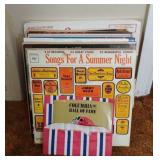 Stack of Assorted Records/LPs
