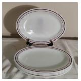 Vintage Pyrex Tableware by Corning Oval Plates