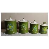 Vintage Kromex Retro Canister Set