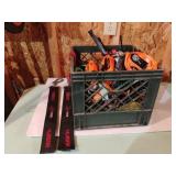 Crate of Rachet Straps and More