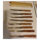 Hanford Forge Stainless Steak Knives - 8 Unused