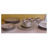 Royal Swirl Fine China Service for 6