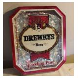 Embosograph Display Mfg Co Drewrys Beer Sign