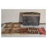 Vintage Fishing Fly Hooks in Vintage Case