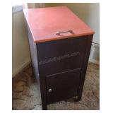 Mid Century Rolling Cabinet 27x14x18